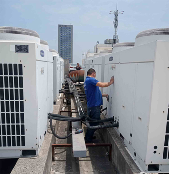 阳西中央空调制热和不制冷系统维修方法